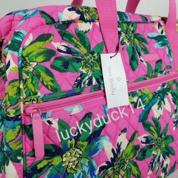 Vera Bradley Grand Traveler Bag Tropical Paradise NWT - Picture 2 of 8